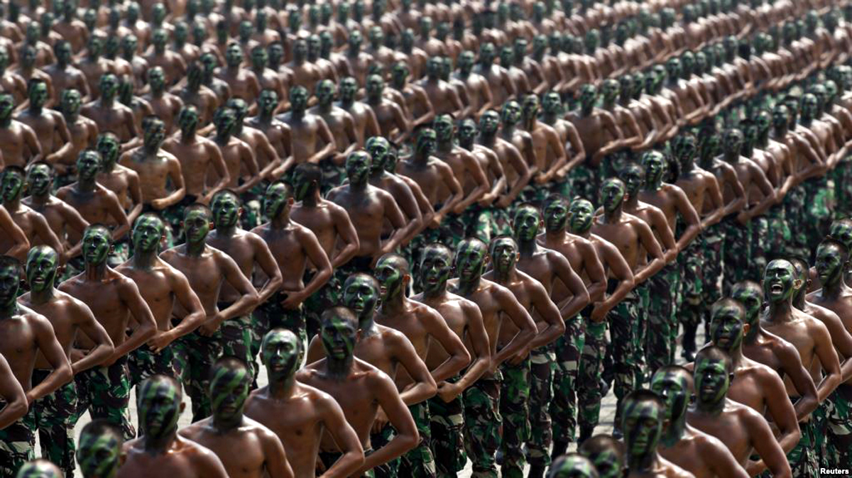 HUT TNI ke-72 TNI, Cilegon, Banten HUT TNI ke-72 TNI, Cilegon, Banten