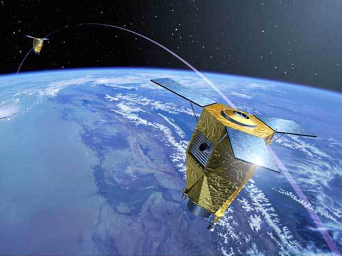 Pleiades satellites (Photo CNES and -Ill.P.Carril) Pleiades satellites (Photo CNES and -Ill.P.Carril)